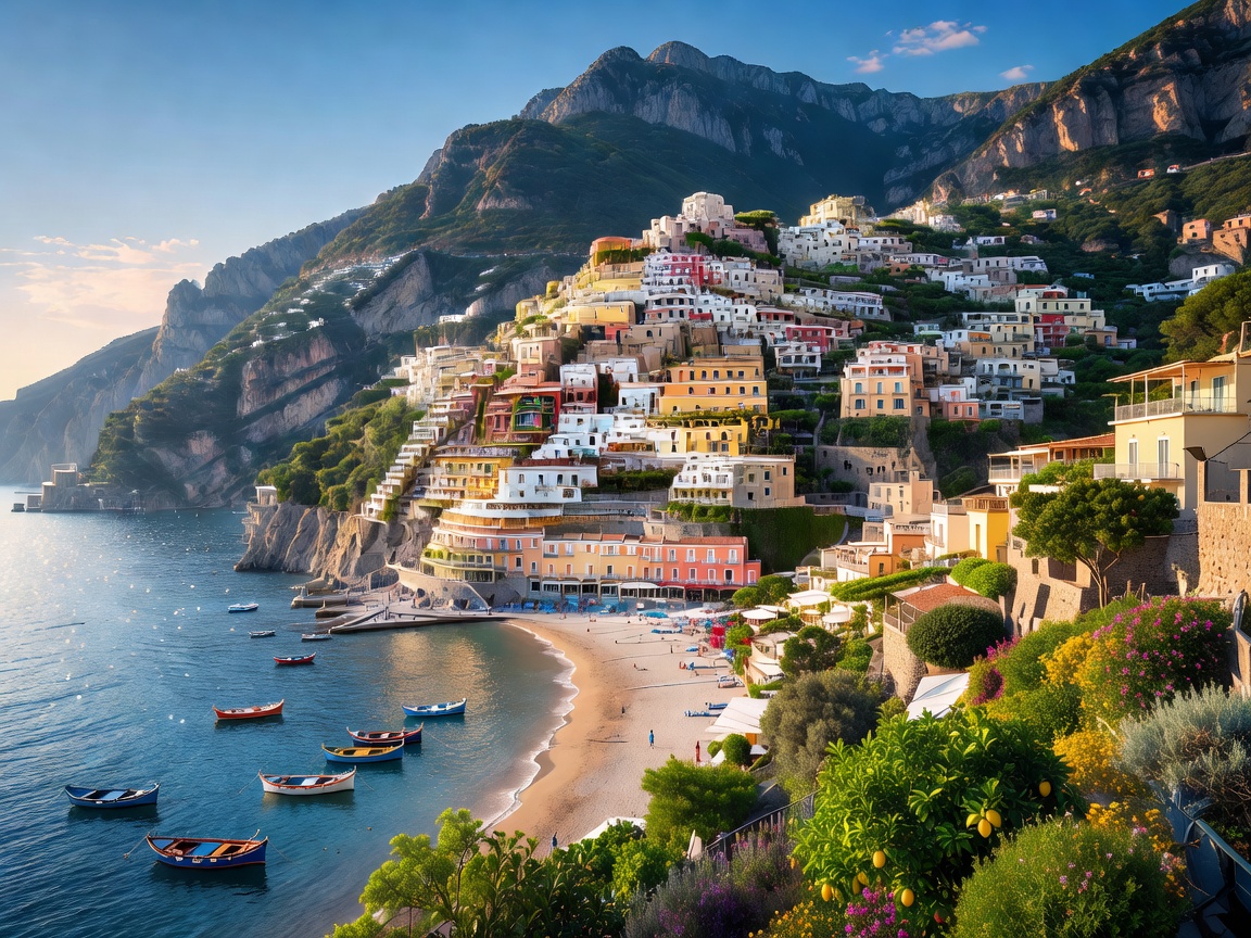 Amalfi Coast Italy picturesque cliffside village Positano